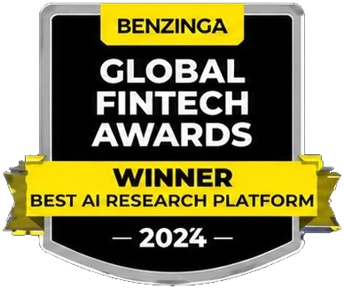 Best AI Research Platform Benzinga Fintech Awards 2024